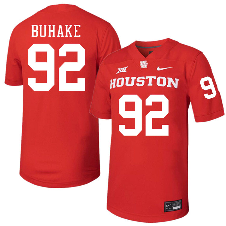 Travis Buhake Houston Cougars Jersey,Houston Cougars #92 Travis Buhake Jersey Youth College Uniforms